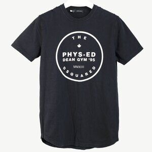 Dsquared2 2013 Phys-Ed Dean Gym '95 Black Cotton Tee